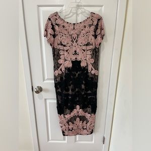 JS Collections Soutache Lace Cocktail Dress